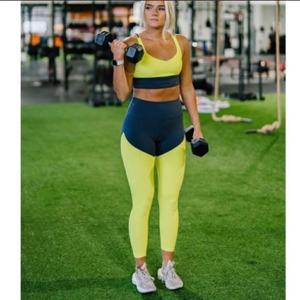 Zyia Active Colorblock Leggings Size 20